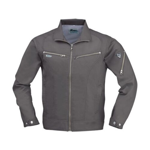 長袖ブルゾン グレー S 8874−20