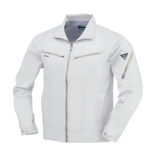 長袖ブルゾン シルバーグレー 5L 88