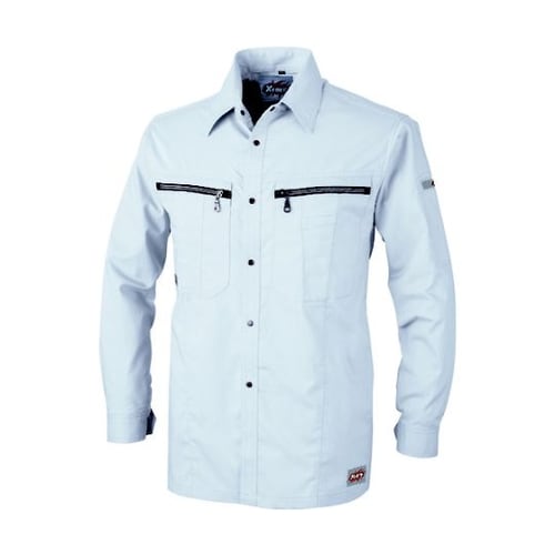 長袖シャツ シルバーグレー 5L 889