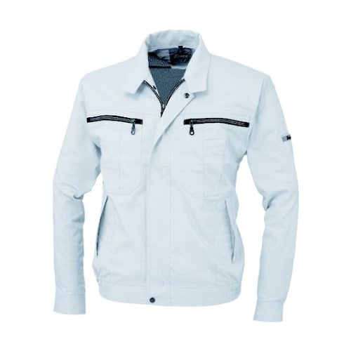 長袖ブルゾン シルバーグレー 4L 88