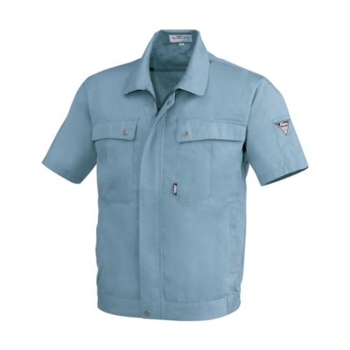 半袖ブルゾン ブルーグレー S 9210