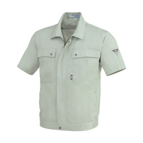 半袖ブルゾン モスグリーン L 9210