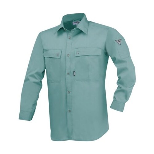 長袖シャツ グリーン M 9230−60