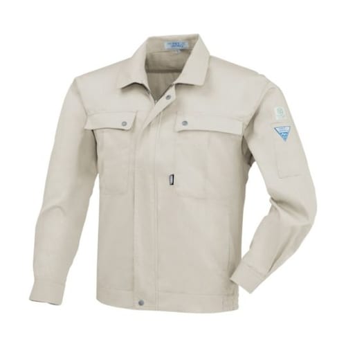 長袖ブルゾン アイボリー 4L 9294