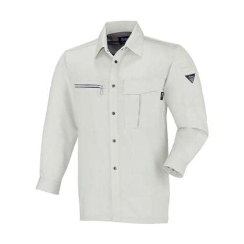 長袖シャツ シルバーグレー 5L 125