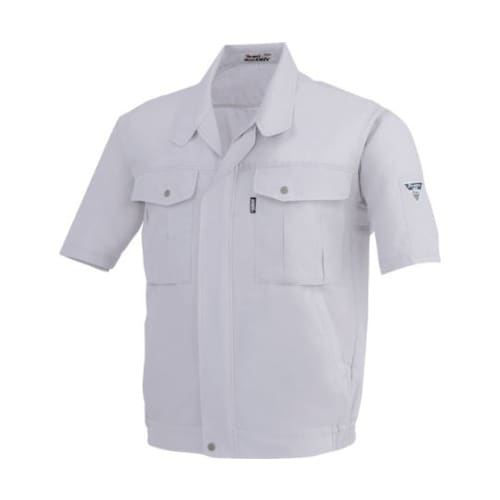 半袖ブルゾン グレー L 1341−20