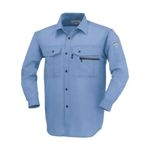 長袖シャツ ブルー LL 1343−40