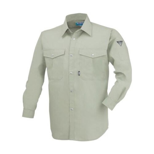 長袖シャツ モスグリーン L 9930−