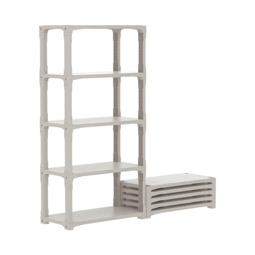 TLプラスチック棚 9045A グレー