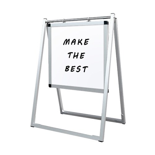 スイングサインホワイトボード 450×4