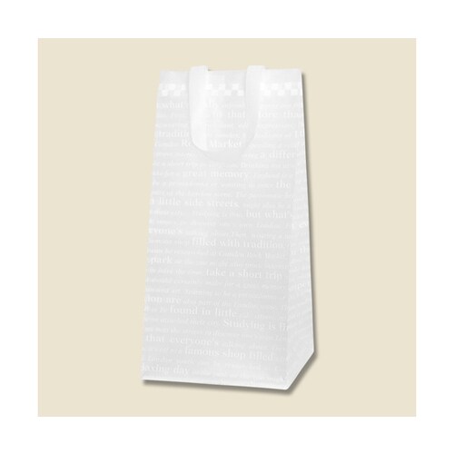 手提げポリ袋 ポリチャームバッグ Wロン