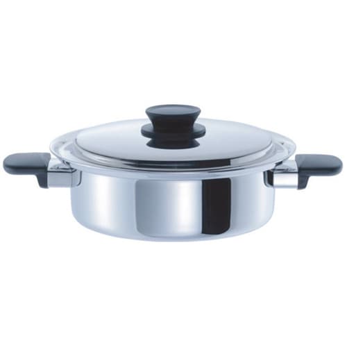 エテルナ 両手浅型鍋 3.4L 23cm