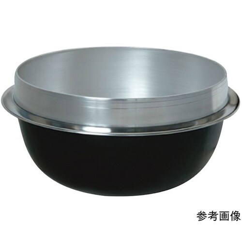 アルミイモノ ツバ付そば釜 48cm