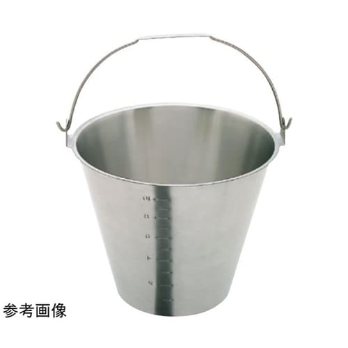 18−8目盛付バケツ(ベース無)約13L