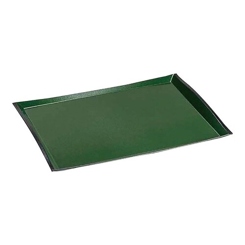 グリーンパール渕黒葵盆(NS加工)尺3寸