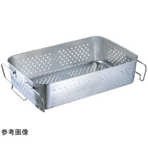 18−8給食バット・運搬型 穴明(積み重