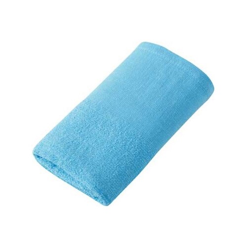 160匁平地付タオル ブルー 1ケース(