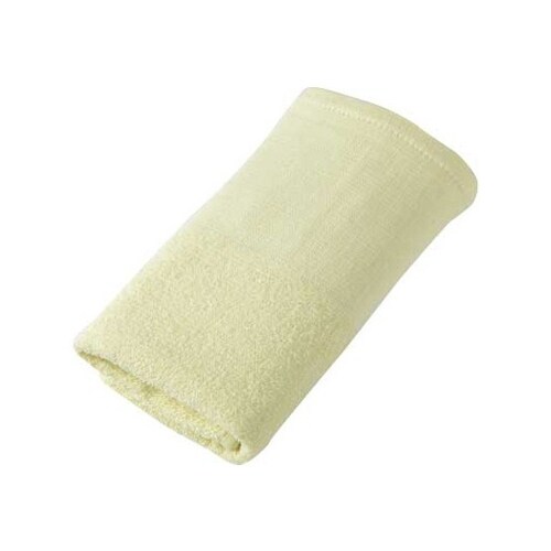 160匁平地付タオル イエロー 1ケース