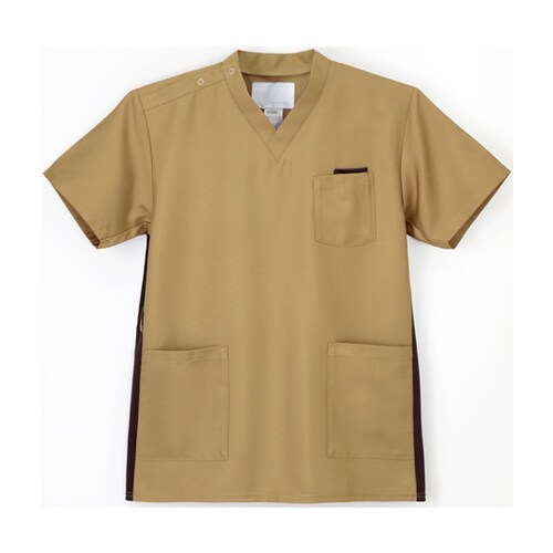 男女兼用スクラブ ベージュ L RT−5