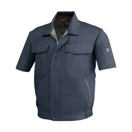 半袖ブルゾン チャコールグレー 4L 1