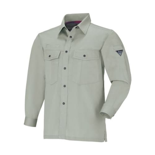 長袖シャツ モスグリーン S 1273−