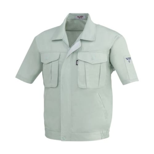 半袖ブルゾン モスグリーン S 1291