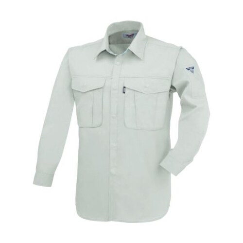 長袖シャツ グレー L 1293−20−