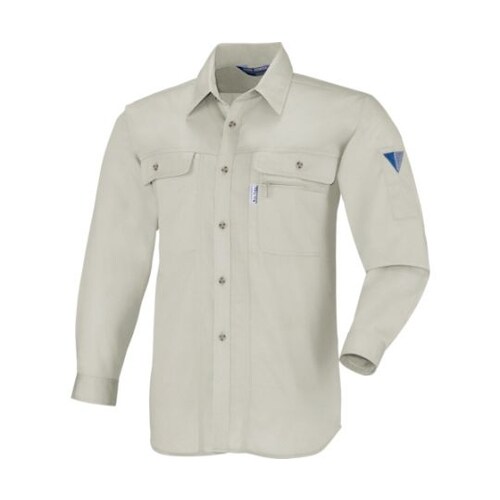 長袖シャツ モスグリーン L 1443−