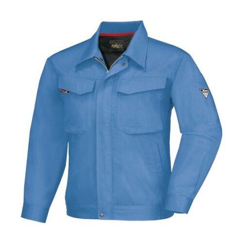 長袖ブルゾン ブルー 4L 1474−4