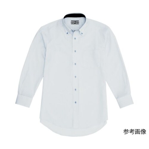 長袖ボタンダウン サックス 4L 151