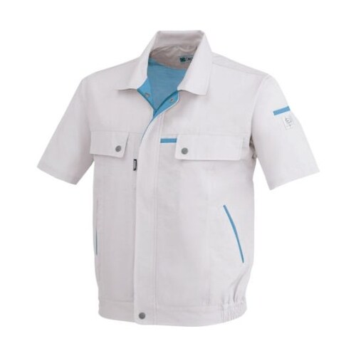 半袖ブルゾン シルバーグレー L 155