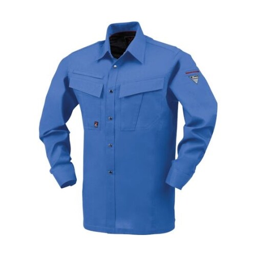 長袖シャツ ブルー 4L 1653−40