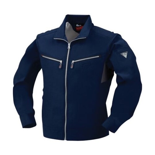 長袖ブルゾン 紺 5L 1664−10−