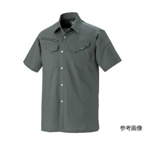 半袖シャツ チャコールグレー L 169