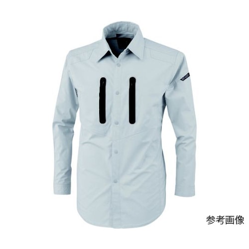 長袖シャツ シルバーグレー S 1733