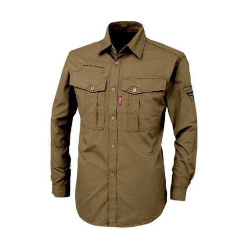 長袖シャツ モカ 4L 1793−53−