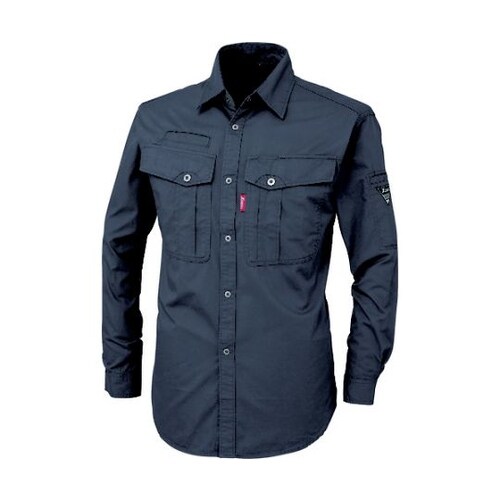 長袖シャツ ストーンブラック 5L 17