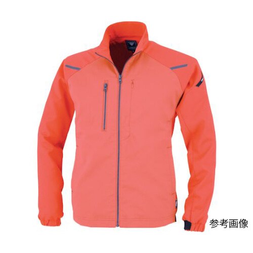 長袖ブルゾン オレンジ 4L 1814−