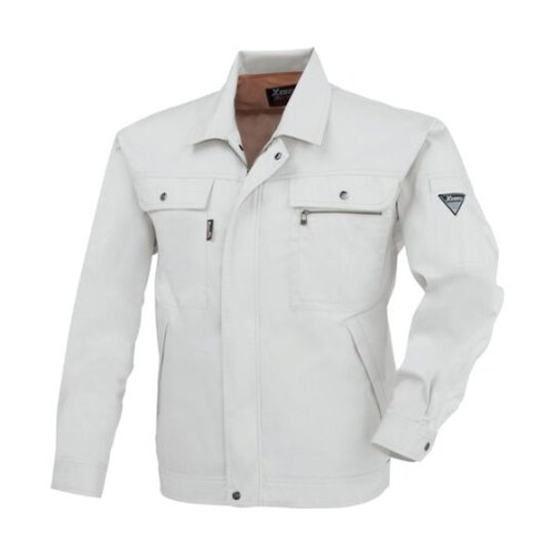 長袖ブルゾン シルバーグレー 5L 20