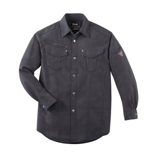 長袖シャツ ストーンブラック LL 21