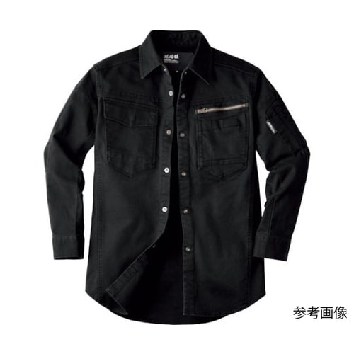 長袖シャツ クロ 3L 2174−90−