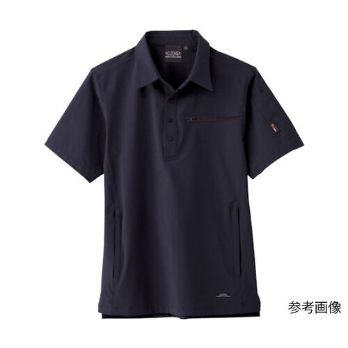 半袖シャツ ディープネイビー L 222