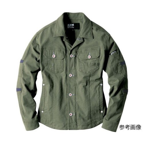 長袖ブルゾン オリーブグリーン L 22