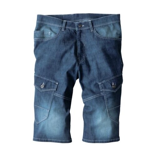 現場服ストレッチデニムハーフパンツ イン