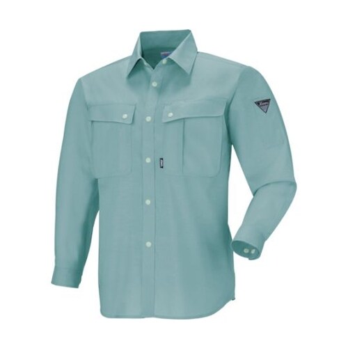 長袖シャツ グリーン 5L 5030−6