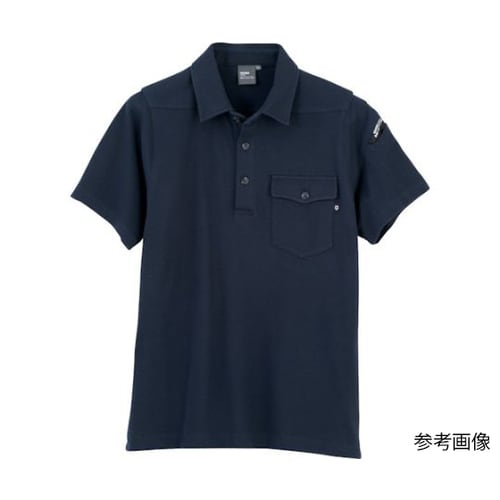 半袖ポロシャツ 紺 S 6050−10−