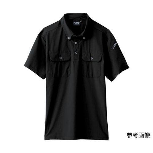 半袖ポロシャツ クロ LL 6080−9