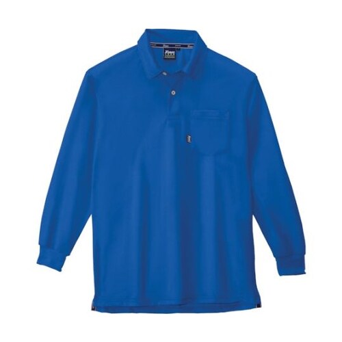 長袖ポロシャツ ロイヤルブルー SS 6