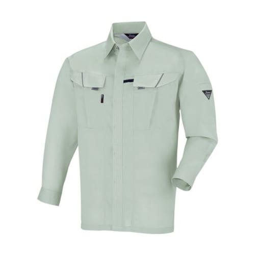 長袖シャツ モスグリーン 4L 7563