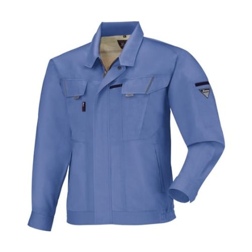 長袖ブルゾン ブルー L 7564−40